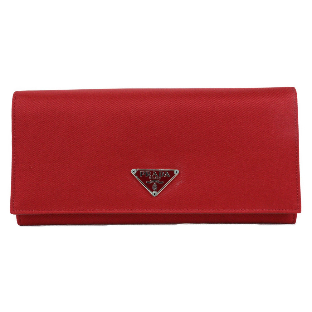PRADA Long Wallet CHERRY Red - Picture 1 of 10